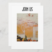 FUN SOMMER-PARTY EINLADUNG (Vorne/Hinten)