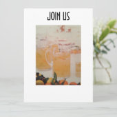 FUN SOMMER-PARTY EINLADUNG (Stehend Vorderseite)