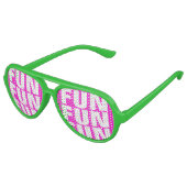 Fun Sommer Party-Schattierungen | niedliche Neonfa Sonnenbrille (Schrägansicht)
