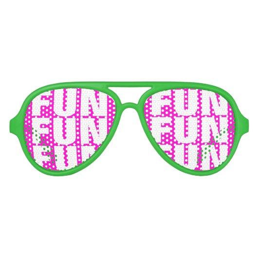 Fun Sommer Party-Schattierungen | niedliche Neonfa Sonnenbrille (Vorderseite)