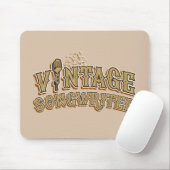 Fun Songwriter Lyricist Novelty Typografy Mousepad (Mit Mouse)