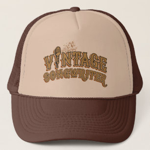 Fun Songwriter Lyricist Novelty Typografy Truckerkappe