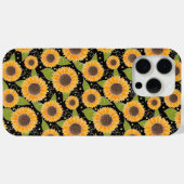 Fun Sonnenblume Gelbes Schwarzes Muster Case-Mate iPhone Hülle (Rückseite (Horizontal))