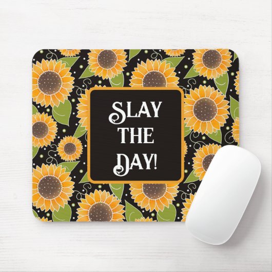 Fun Sonnenblumen Muster fröhliche Custom Mousepad (Mit Mouse)