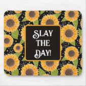 Fun Sonnenblumen Muster fröhliche Custom Mousepad (Vorne)