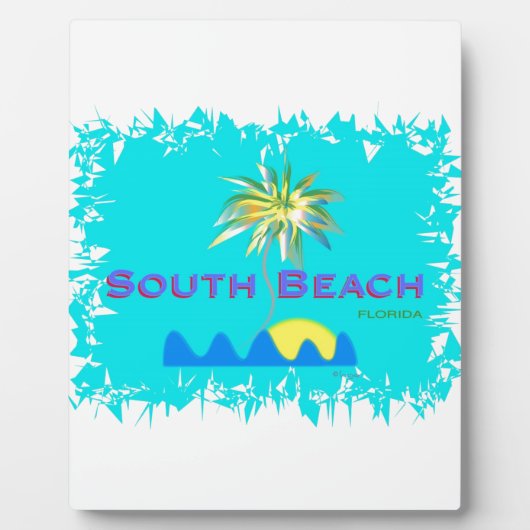 Fun South Beach, Florida Fotoplatte (Vorderseite)