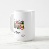 Fun Southwestern Cacti Kaffee Personalisiert Kaffeetasse (Vorderseite Links)