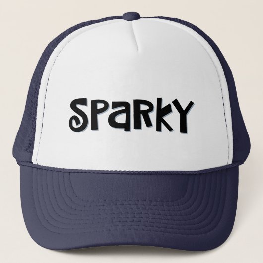 Fun "SPARKY" Trucker Hat Truckerkappe (Vorderseite)