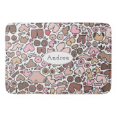 Fun-Spaß-neutrales Brustmuster Badematte (Vorderseite)