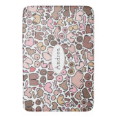 Fun-Spaß-neutrales Brustmuster Badematte (Vorderseite Vertikal)