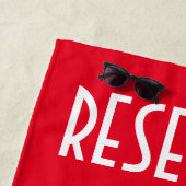 Fun Spaß rotes Strandtuch (Beispiel)