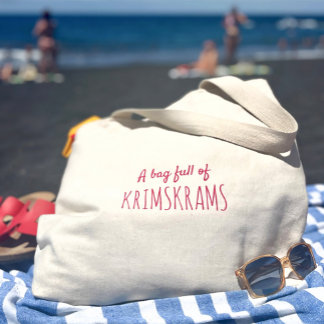 Fun Spaß Zitat Rosa Lebensjumbo Tasche