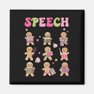Fun Speech Therapy Lebkuchen Cookies SLP Christm Magnet