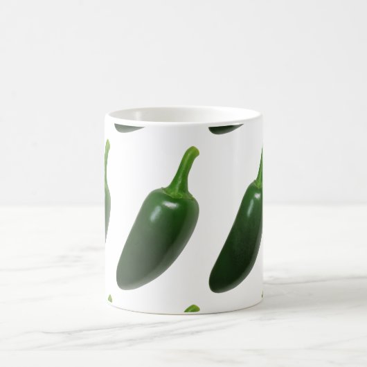 Fun & Spicy Jalapeno Pepper Kaffeetasse (Mittel)