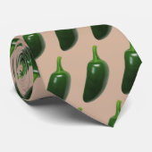 Fun & Spicy Jalapeno Pepper Krawatte (Gerollt)