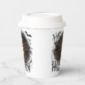 Fun Spider Halloween Paper Cup Pappbecher (Links)
