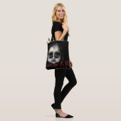Fun Spooky AF Creepy Goth Doll Face Halloween Tasche (Am Model)