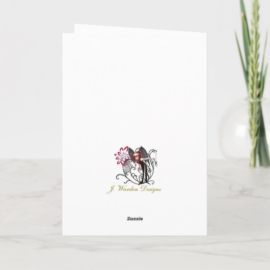 Fun Spooky Halloween Greeting Karte (Rückseite)