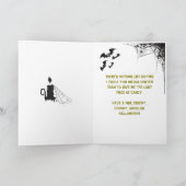 Fun Spooky Halloween Greeting Karte (Innenseite)