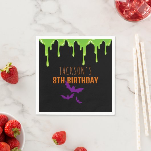 Fun Spooky Halloween Kindergeburtstag Party Serviette (Beispiel)