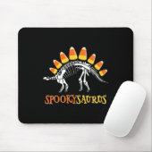 Fun Spookysaurus Candy Corn Dinosaur Halloween Tod Mousepad (Mit Mouse)