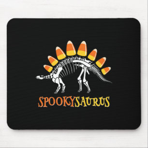 Fun Spookysaurus Candy Corn Dinosaur Halloween Tod Mousepad