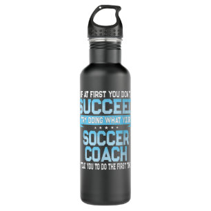 Fun Sport Coach Team Geschenk Funny Soccer Sayi Edelstahlflasche