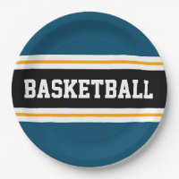 Fun Sporty Aquamarin Black Yellow BASKETBALL Strei