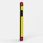 Fun Sporty Bright Yellow Circle Red Hintergrund Case-Mate iPhone Hülle (Hinten/Rechts)