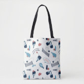 Fun Sporty Pickleball Tote Bag Tasche (Vorderseite)