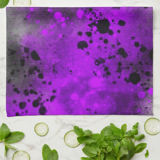 Fun Spray-Effekt Teetuch Geschirrtuch (Gefaltet)