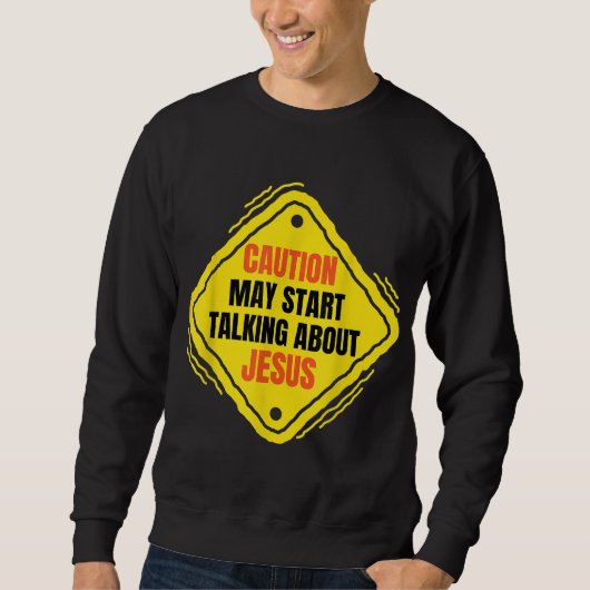 Fun Sprichwort Funny Jesus Meme Sweatshirt (Vorderseite)