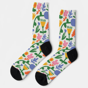 Fun Spring Floral Muster Socken