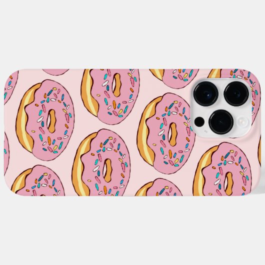 Fun Sprinkle Donuts iPhone Case (Rückseite (Horizontal))