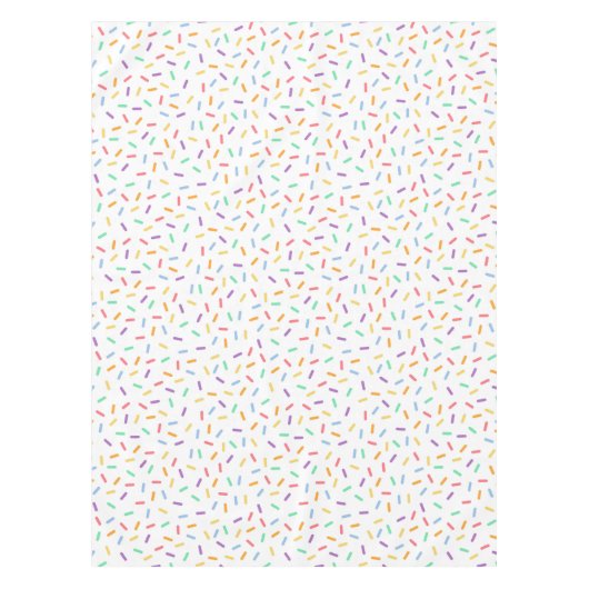 Fun Sprinkles Party geflieste Tischdecke (Vorderseite)
