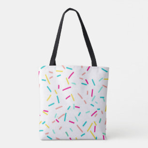Fun Sprinkles Tote Beutel - Bunte Candy Sprinkle Tasche