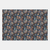 Fun Spuk House Halloween Geschenkpapier Set (Vorderseite 2)