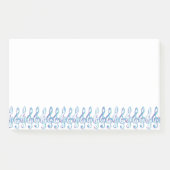 Fun Squiggly Rainbow Treble Clefs Post-it Klebezettel (Vorderseite)