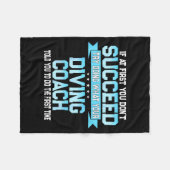 Fun Srt Coach Meme - Funny Diving Saying Fleecedecke (Vorderseite (Horizontal))