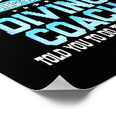 Fun Srt Coach Meme - Funny Diving Saying  Poster (Ecke)