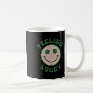 Fun St Patrick Day  Feeling Lucky Smile Face Meme  Kaffeetasse