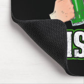 Fun St Patricks Day Beer Dublin Irish Fistin Mousepad (Ecke)