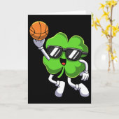 Fun St Patricks Day Kleeblatt Bo Bo Karte (Gelbe Blume)