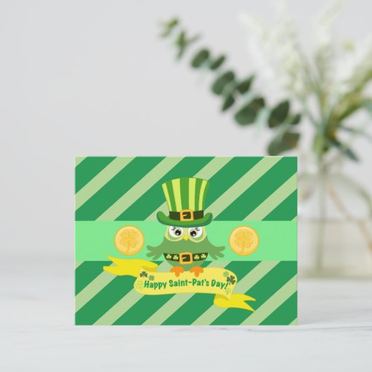 Fun St. Patrick's Day Postkarte (Stehend Vorderseite)