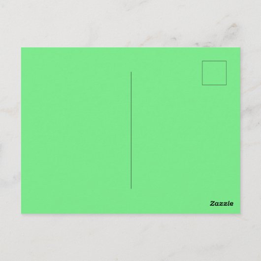 Fun St. Patrick's Day Postkarte (Rückseite)