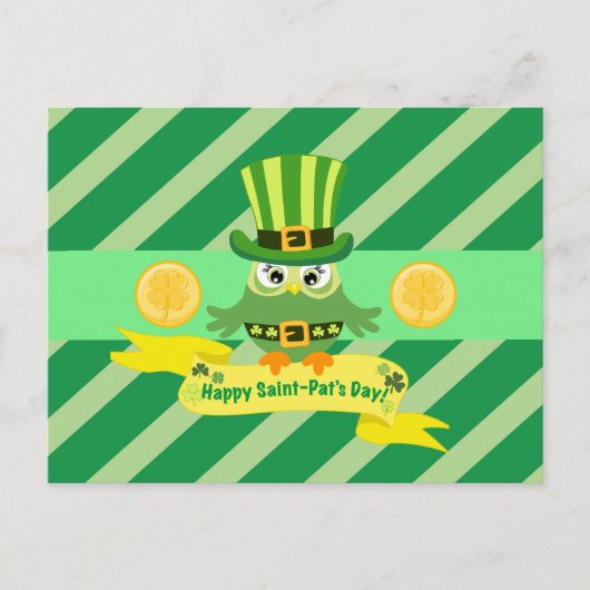 Fun St. Patrick's Day Postkarte (Vorderseite)