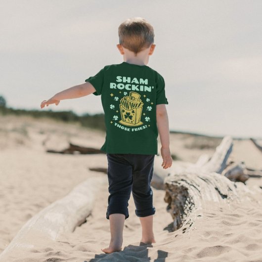 Fun St. Patrick's Day Shamrockin' Diese Fries T-Shirt