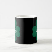 Fun St. Patty's Kleeblätter grüner Klee Kaffeetasse (Mittel)