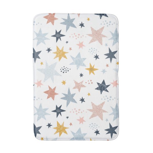 Fun Star Muster Badematte (Vorderseite Vertikal)