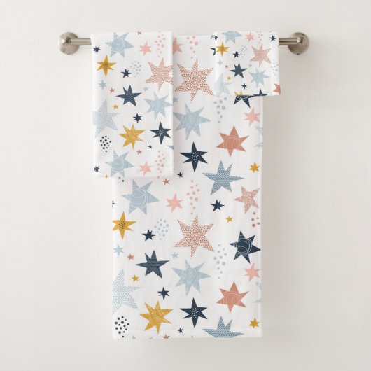 Fun Star Muster Badhandtuch Set (Insitu)